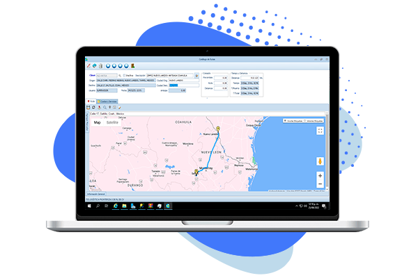 ERP Transportes - Planeación de rutas