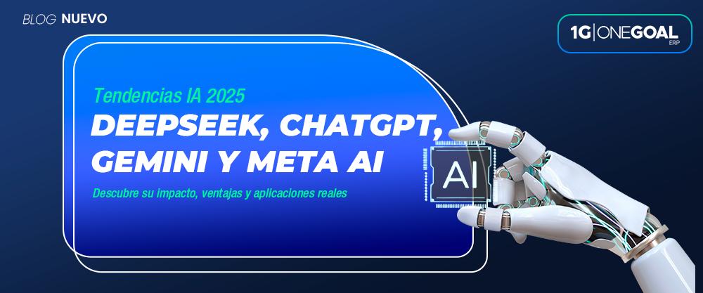 Tendencias 2025: DeepSeek, ChatGPT, Gemini y Meta AI